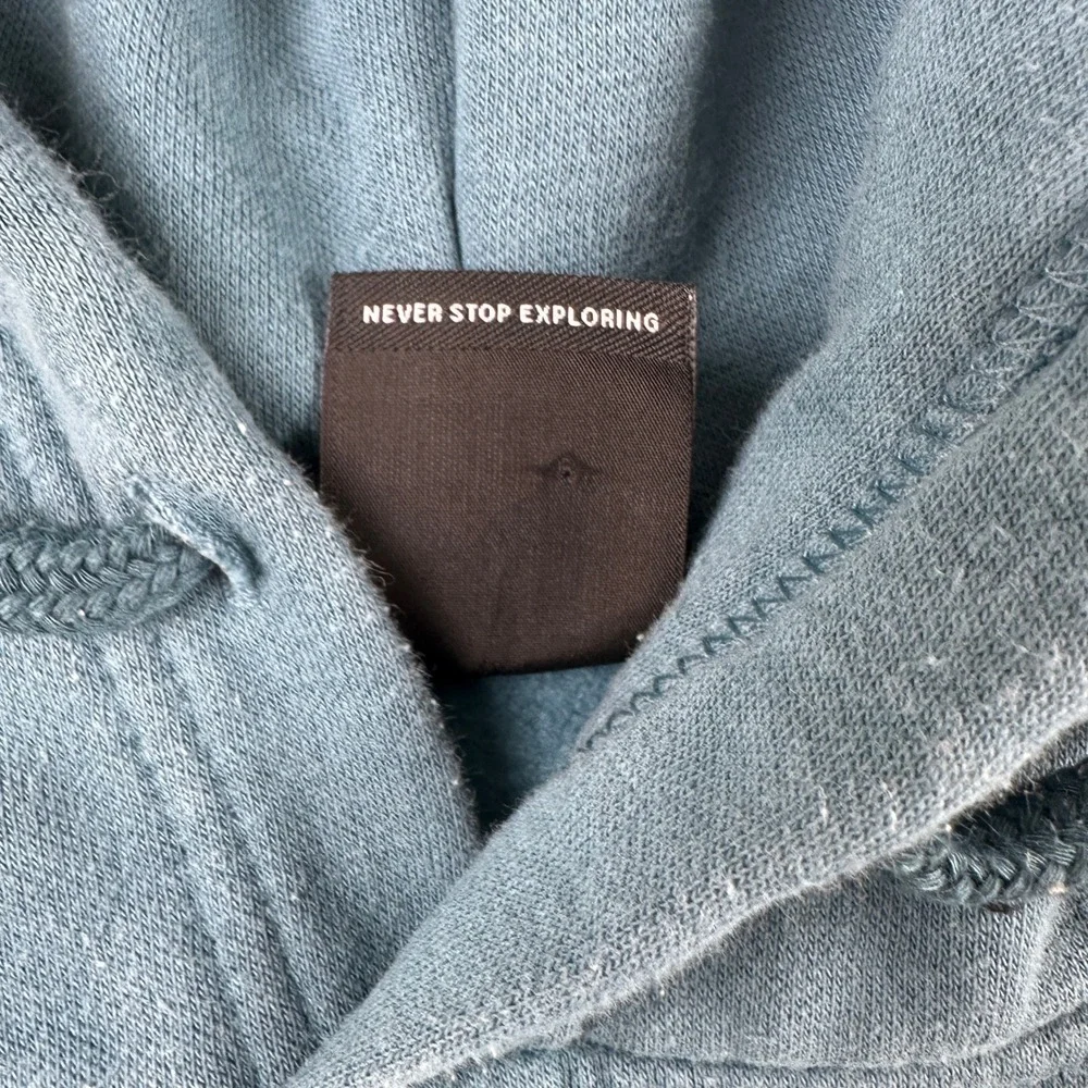 The‎ North Face Hoodie Mens Small Blue Half Dome Logo Pullover Sweatshirt Cotton